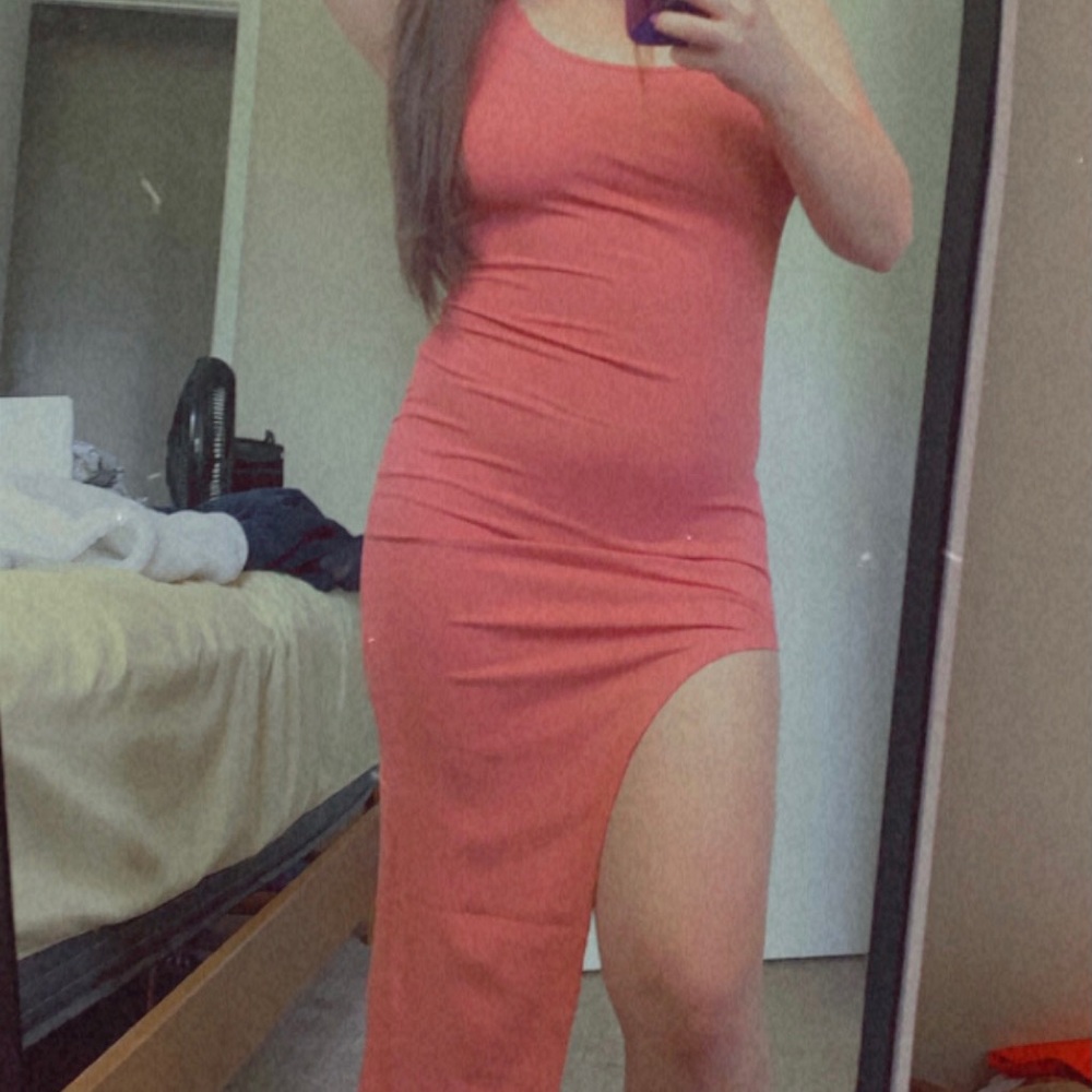 Bodycon slit dress